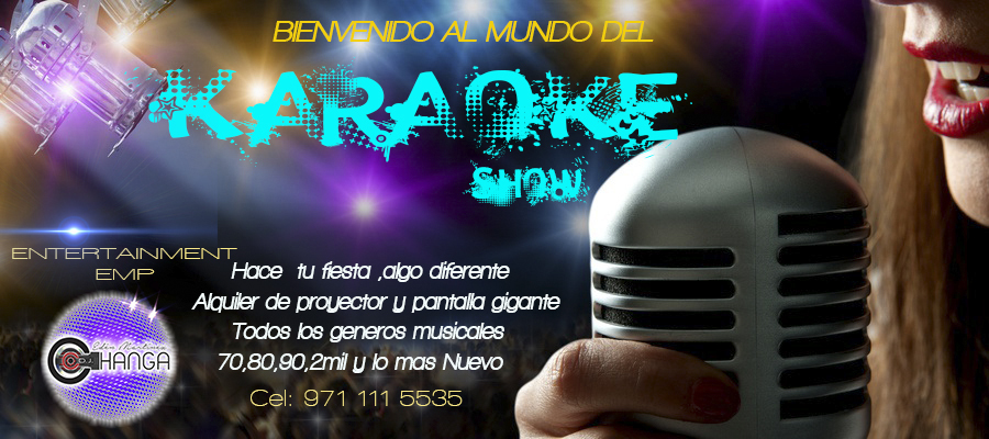 Fiestas con karaoke 